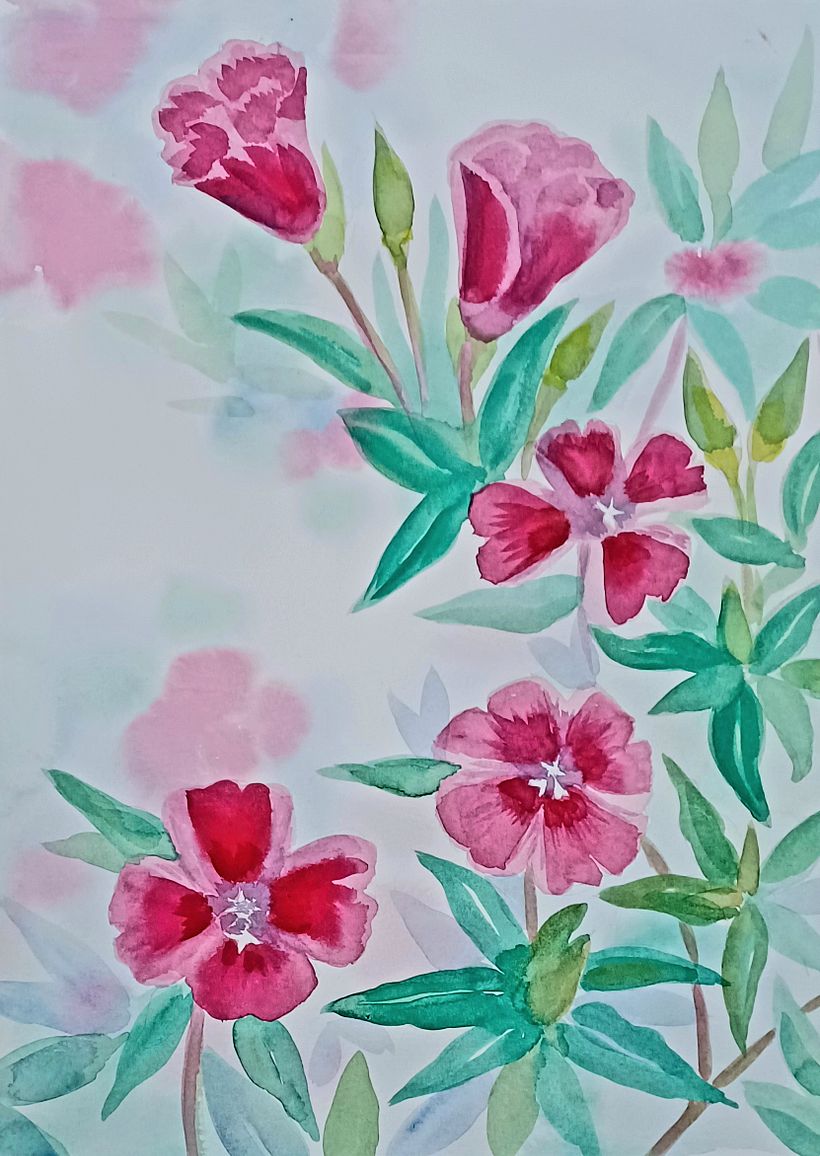 Second watercolour layer