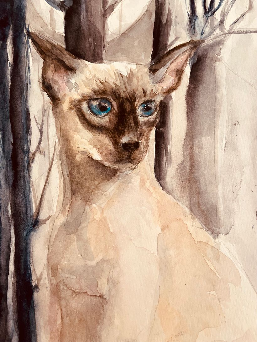 My project for course: Expressive Animal Portraits in Watercolor 1