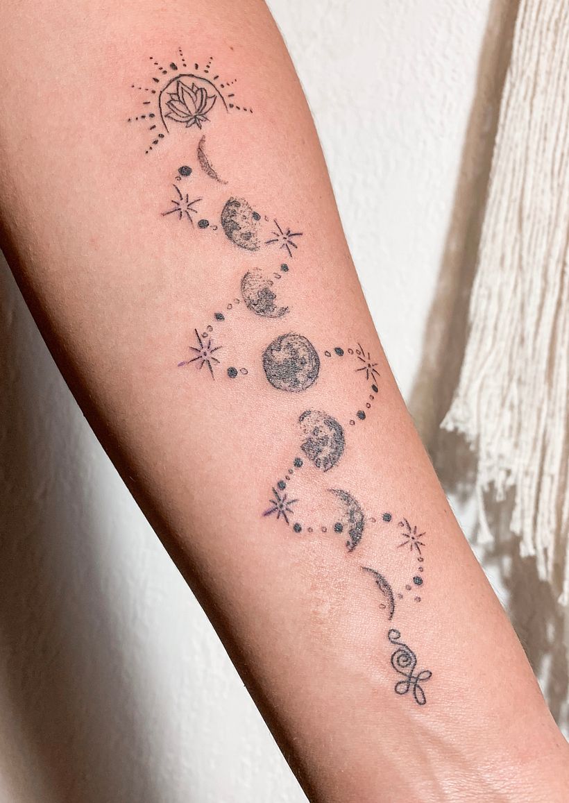 Meu projeto do curso: Técnicas de tatuagem: sombreamento com pepper shading 1