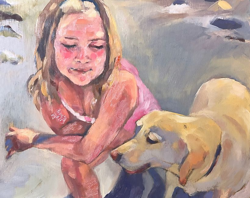 Self Portrait - My project for course: Portrait Painting with Oil: Explore Light and Shade 3