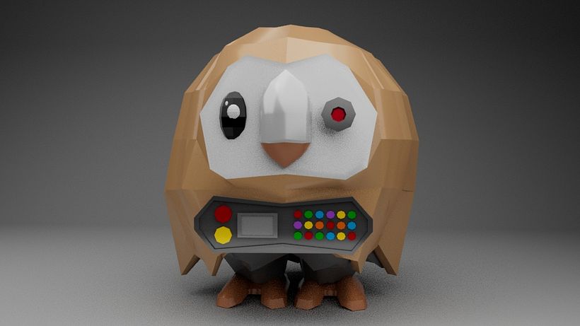 Rowlet robótico