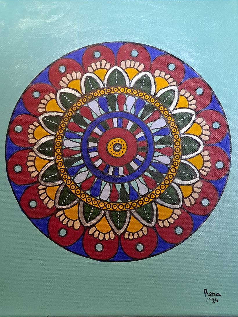 My project for course: Zentangle and Mandalas: Draw Harmonious Patterns 1