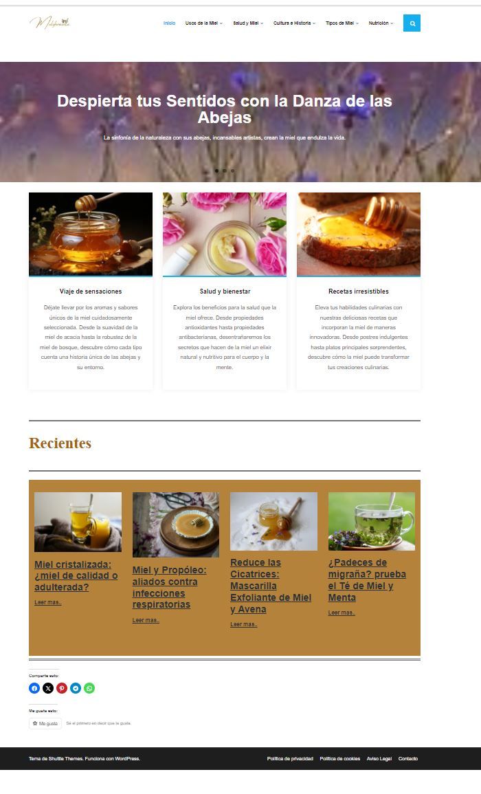 Mi proyecto del curso: Creación de una web profesional con WordPress 5