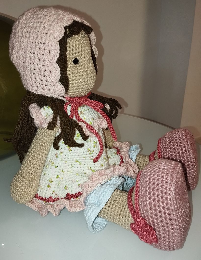 Mi proyecto del curso: Elaboración de muñecas amigurumi románticas 3
