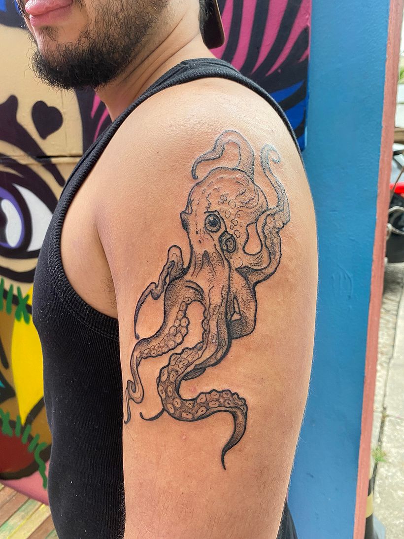 Meu projeto do curso: Técnicas de tatuagem blackwork com fine line 3