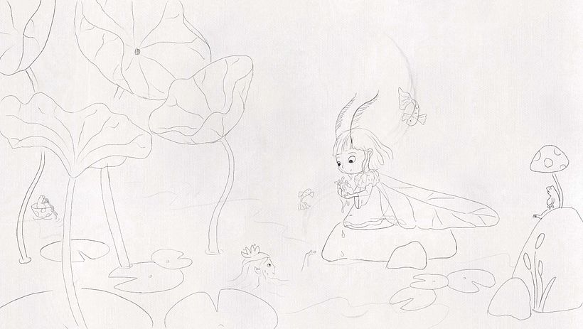Final sketch before painting