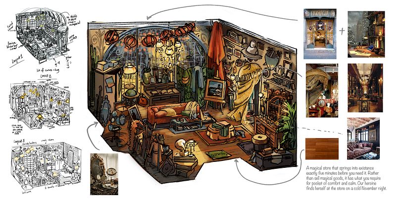 My project for course: Visual Development: Illustrate Imaginary Settings 2