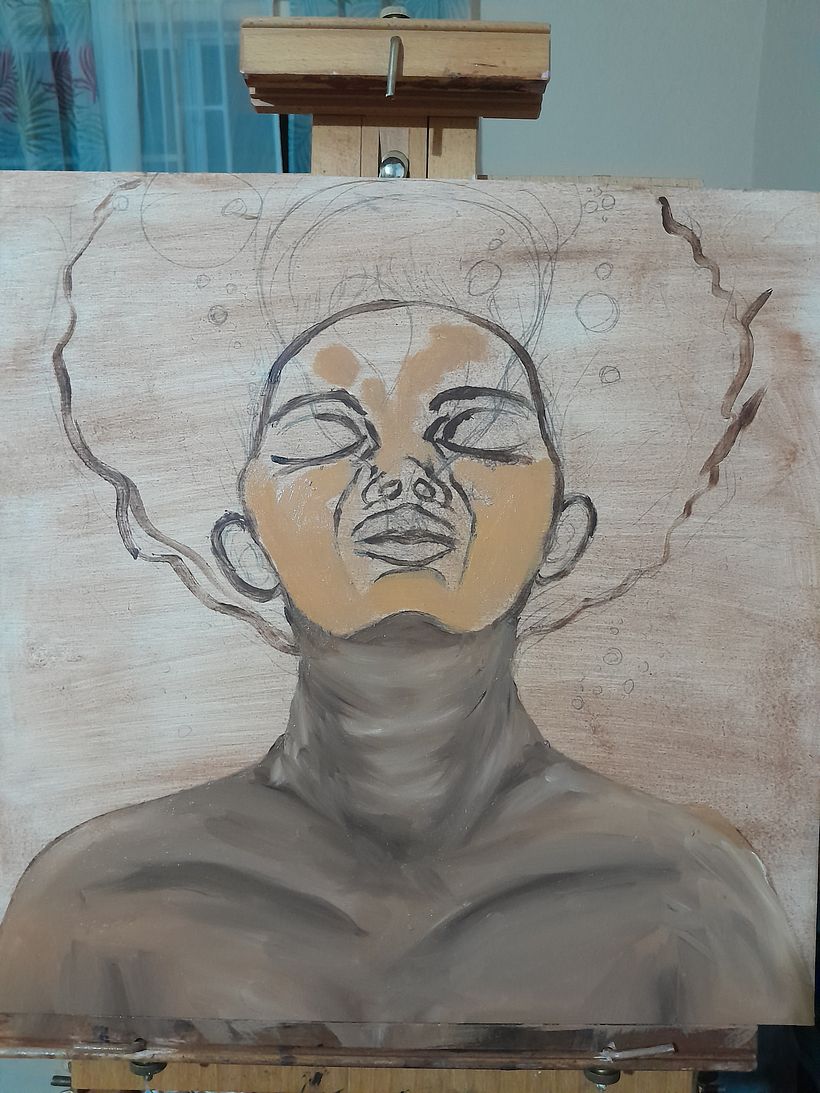 My project for course:  Realistic Oil Portraiture: Conveying Detail and Expression 3