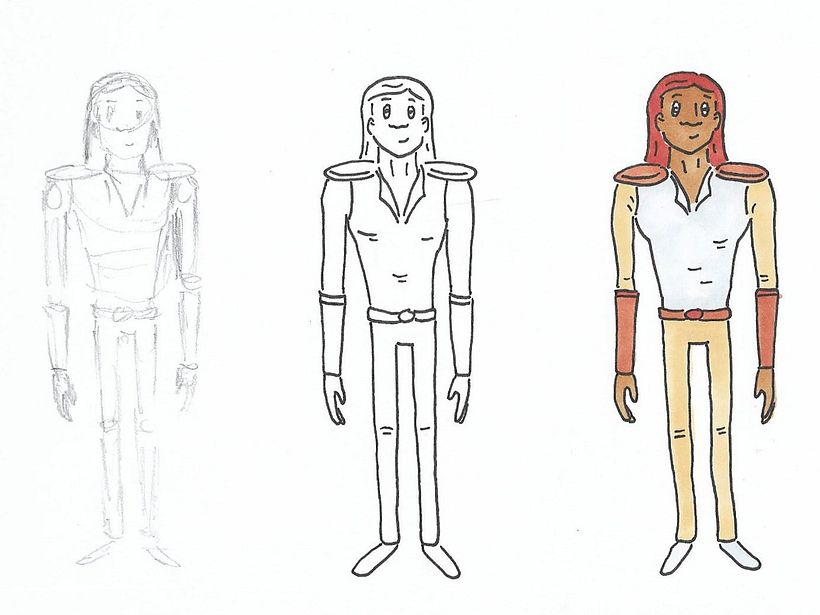The step by step of my drawings