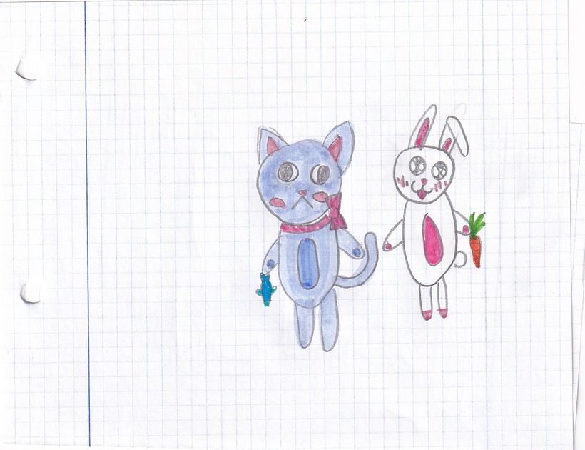 Me gustan este tipo de dibujos por que son graciosos y adorables, además son geniales y es divertido dibujarlos ;) :)