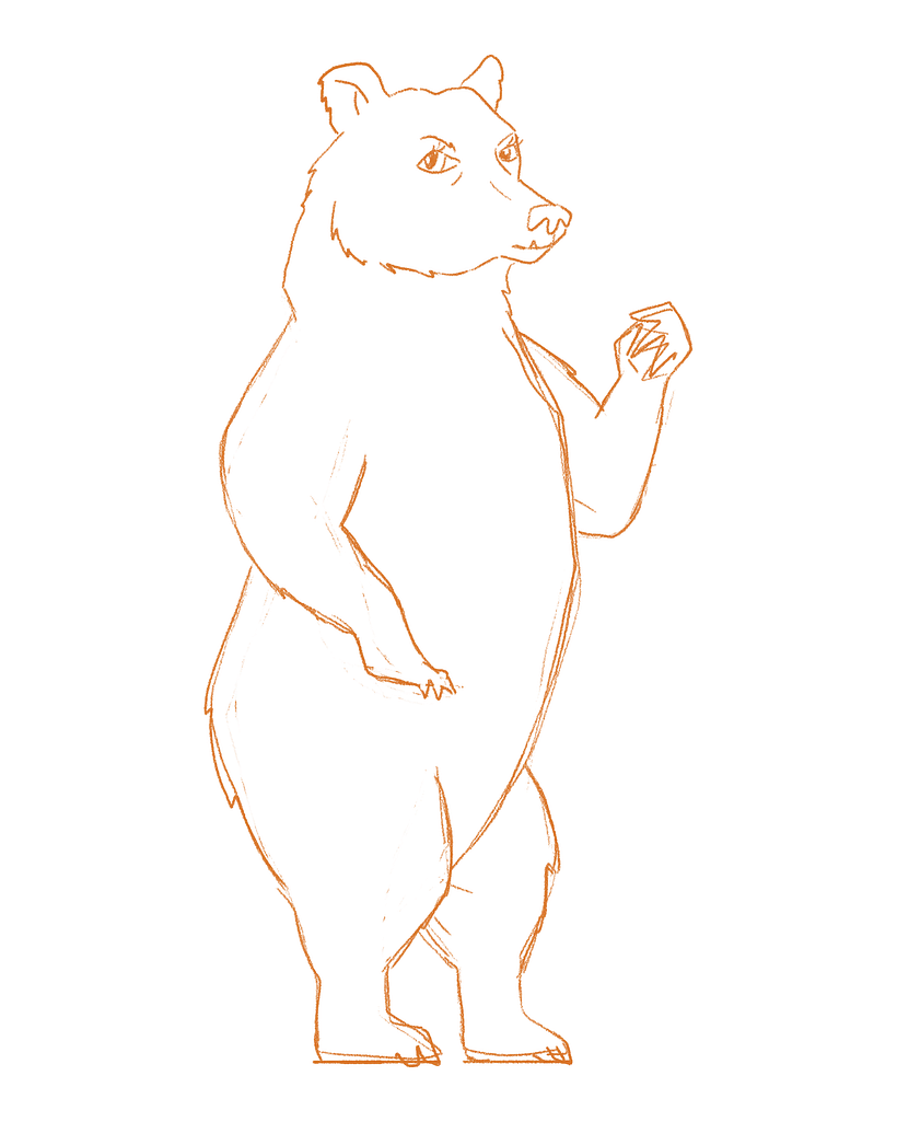 Drew her body according to a few pics I found on Pinterest