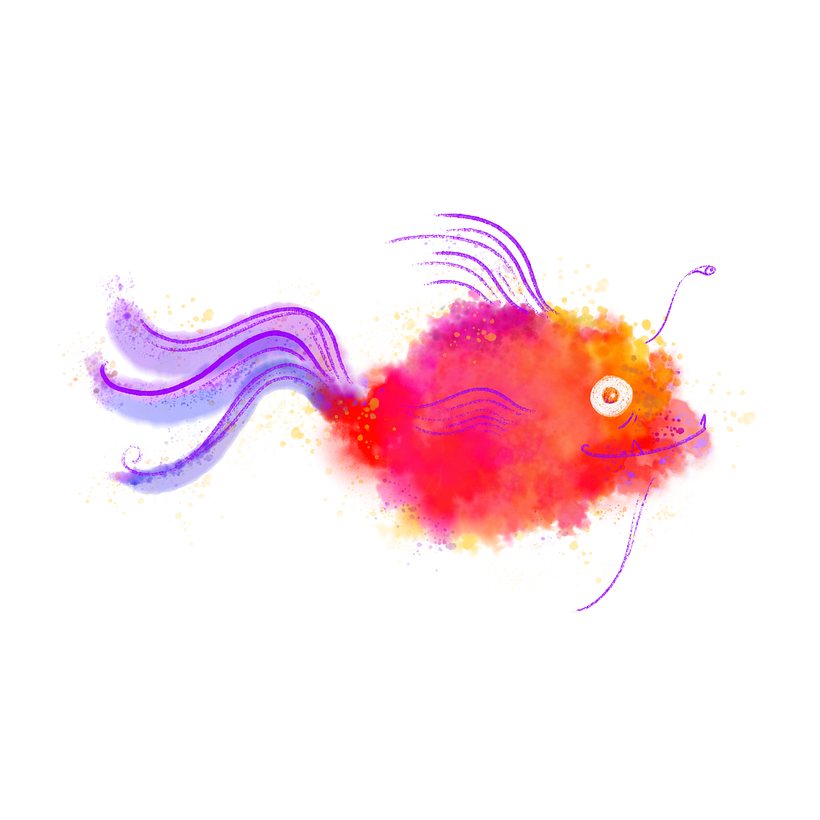 Playing around with watercolor blots 2