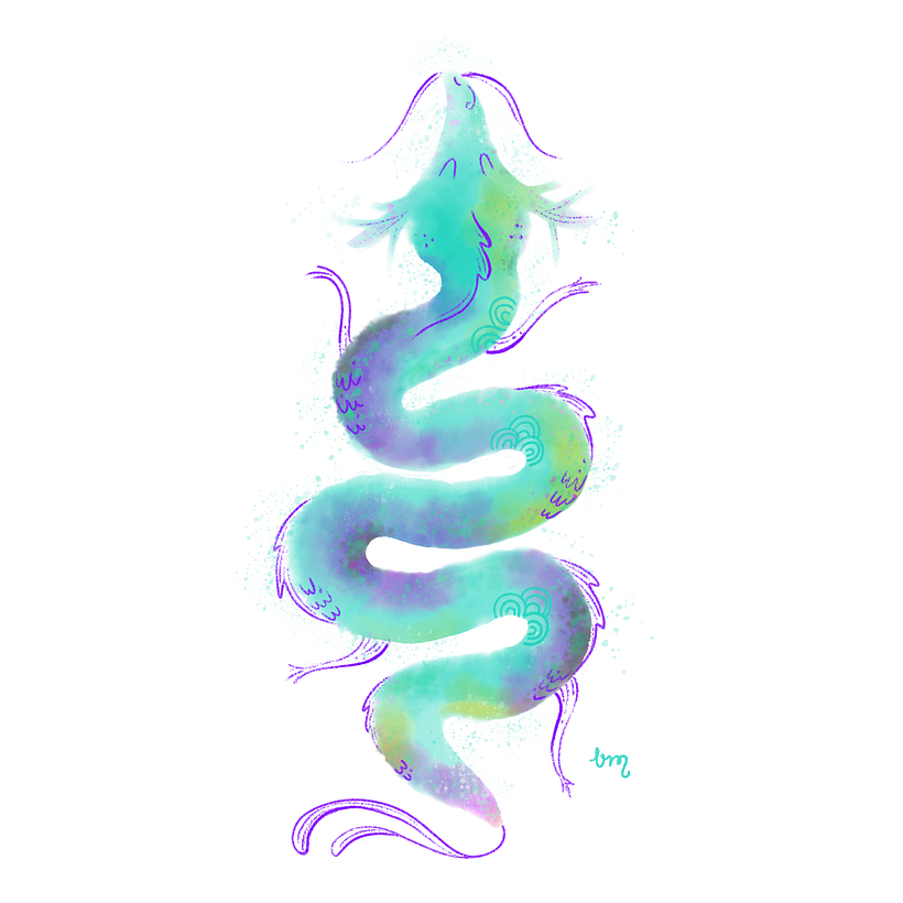 Playing around with watercolor blots 3