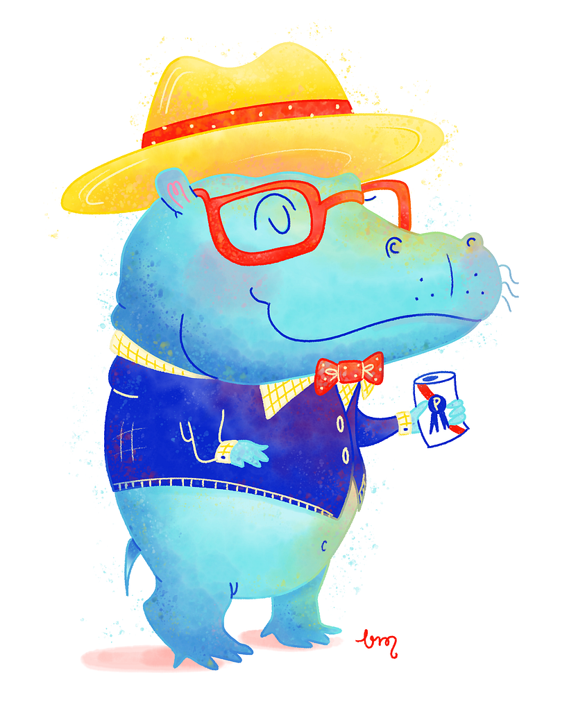 Creating a little character: Hipp-ster