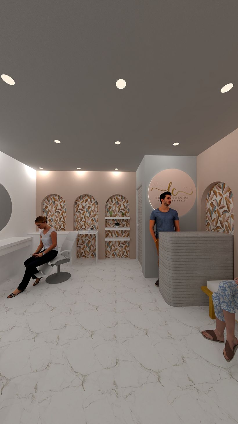 Mi proyecto del curso: Remodelación para comercio pestañas y cejas 2