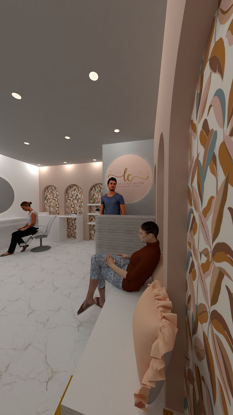 Mi proyecto del curso: Remodelación para comercio pestañas y cejas 3