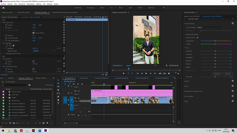 Mi proyecto del curso: Producción y edición de vídeo con cámara DSLR y Adobe Premiere 2