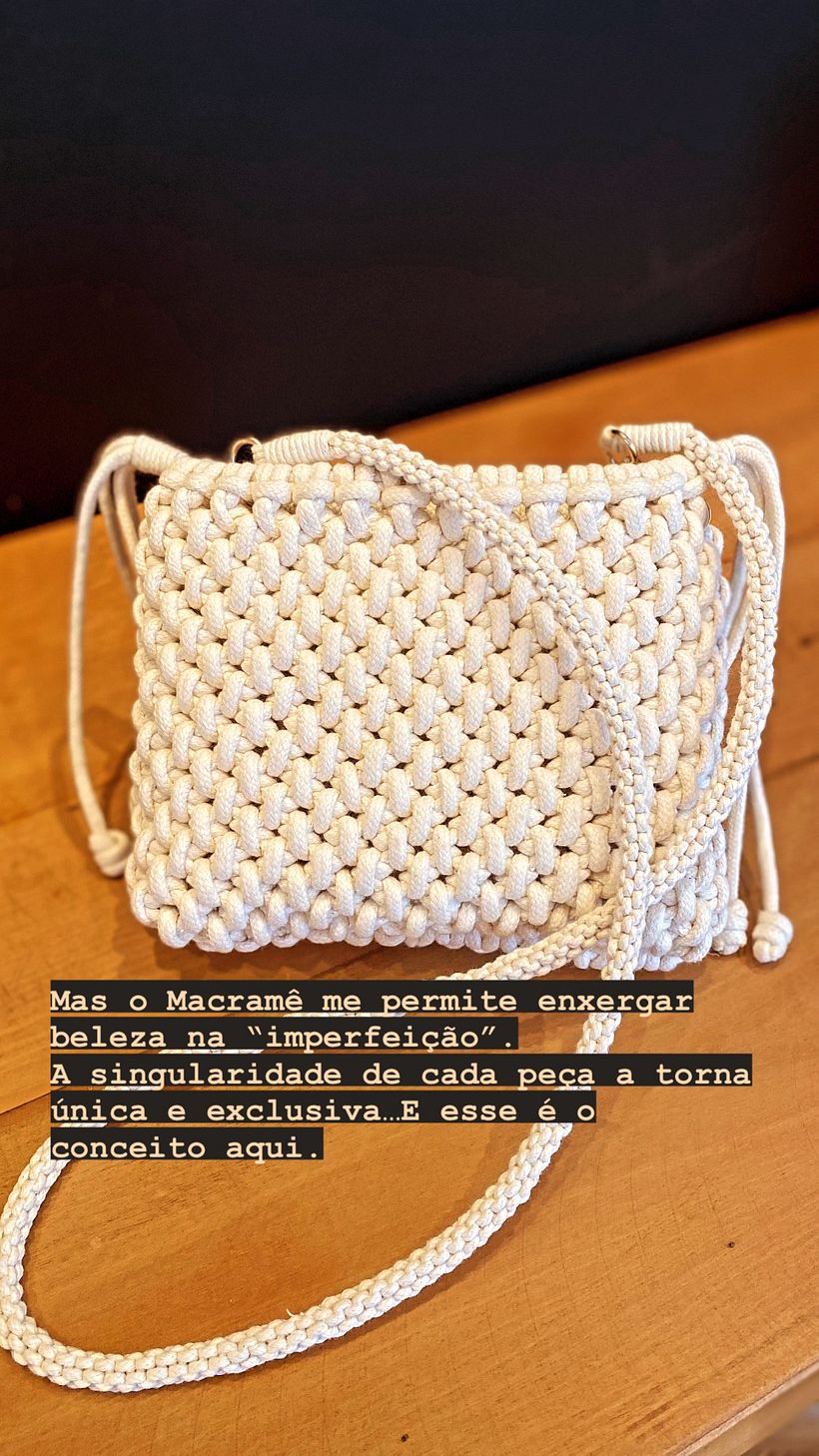 Meu projeto do curso: Design e criação de bolsas em macramê 1