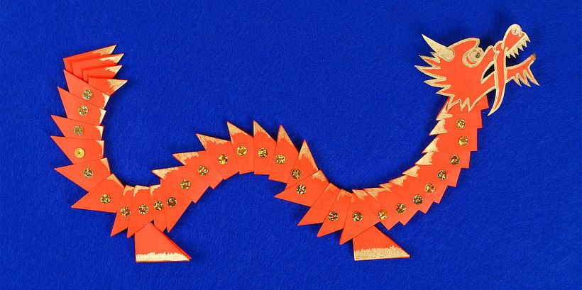 Cómo hacer un dragón de papel para celebrar el Año Nuevo chino 1