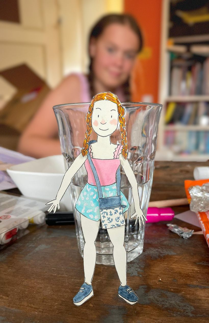 Look, it's a tiny version of my niece! 1