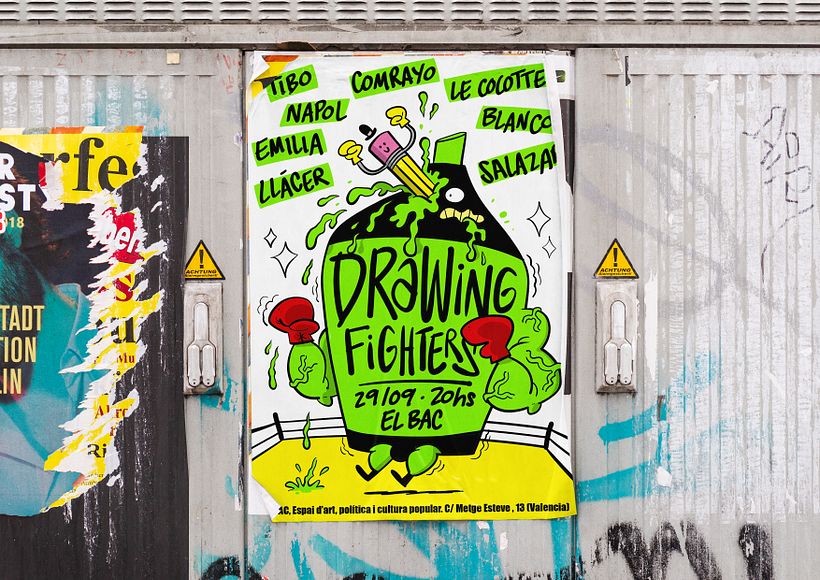 Selección carteles eventos "Drawing Fighters" 4