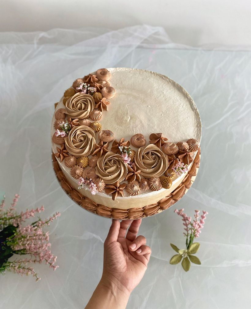 El resultado de una tarta de chocolate hecha con amor y dedicación.