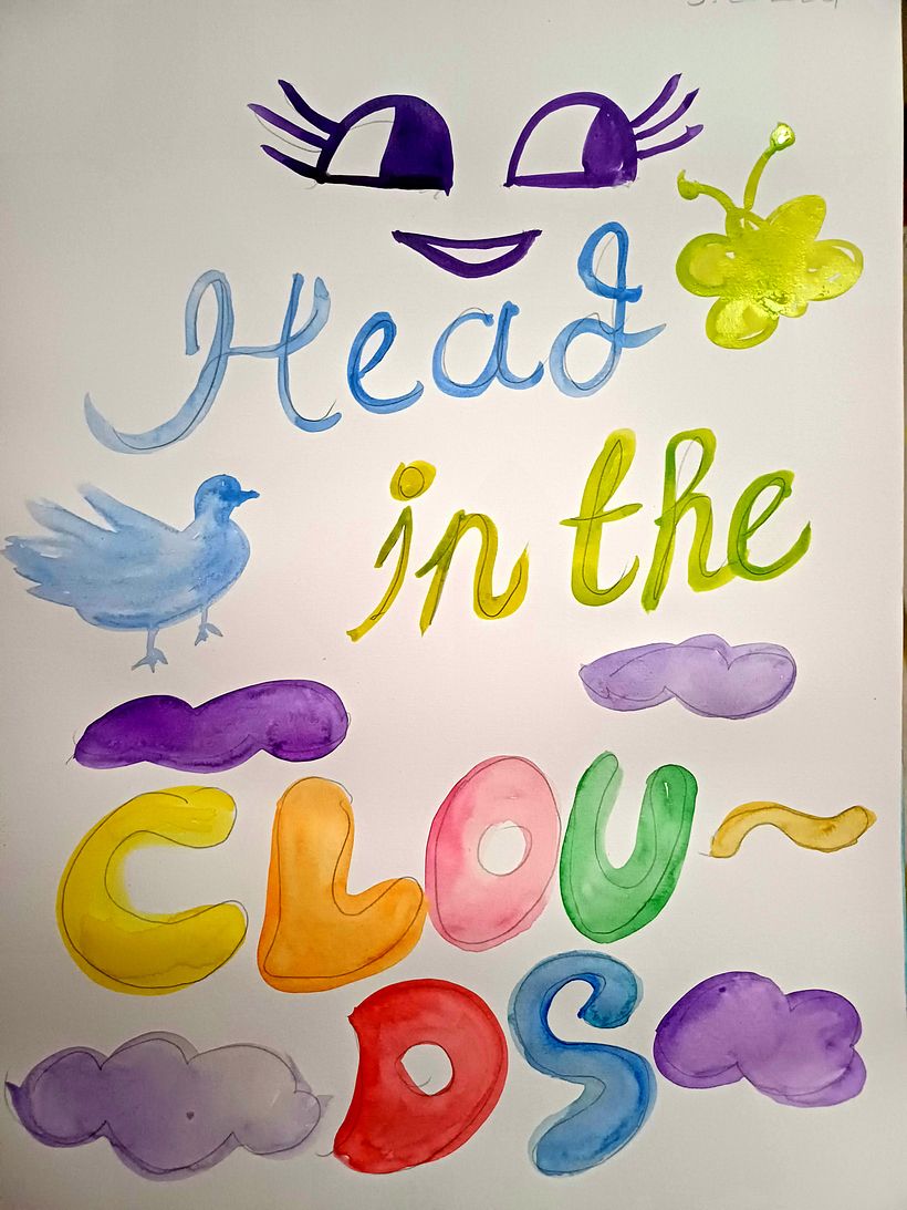 My project for course: Watercolor Paint Brush Calligraphy for Beginners 1