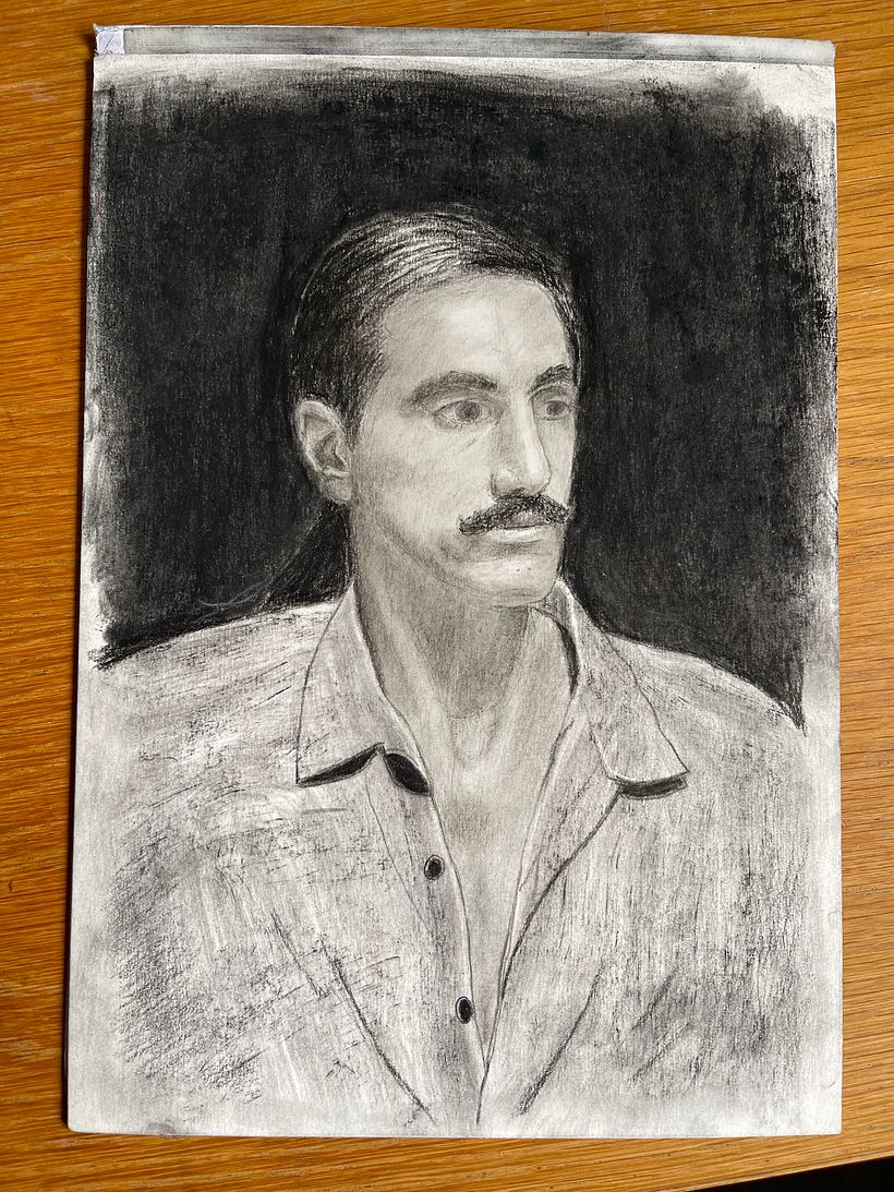 My project for course: Realistic Portraits Using Charcoal 2