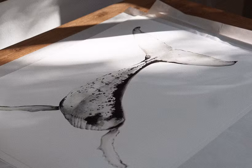 Las Gigantes: Whales in Watercolor 2