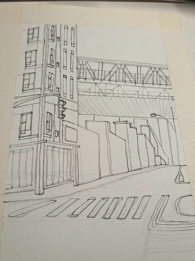 My project for course: Architectural Sketching with Watercolor and Ink 11
