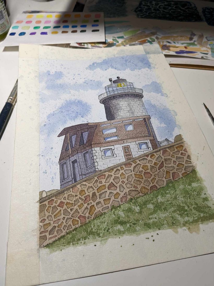 My project for course: Architectural Sketching with Watercolor and Ink 2