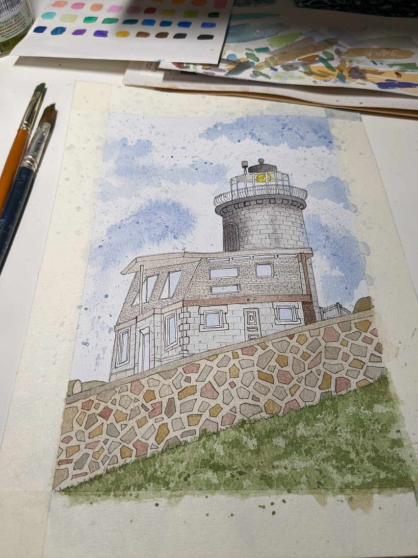 My project for course: Architectural Sketching with Watercolor and Ink 3