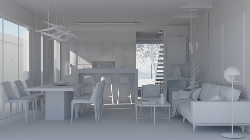 Mi proyecto del curso: Render de interiores con SketchUp y V-Ray Next 2