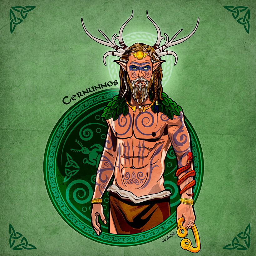 Cernunnos es el protector de los bosques y del mundo natural, uno de los más conocidos.