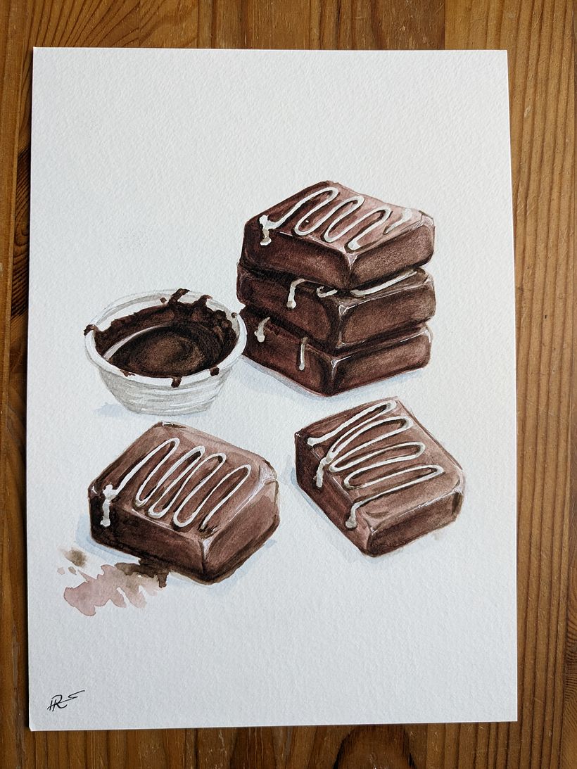 Mein Abschlussprojekt für den Kurs:  Köstliche Food-Illustration mit Aquarell 2