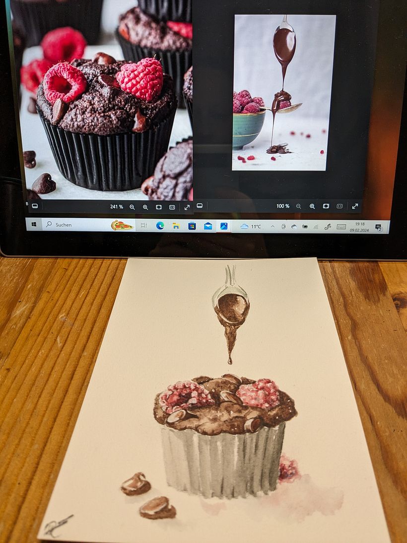 Mein Abschlussprojekt für den Kurs:  Köstliche Food-Illustration mit Aquarell 4