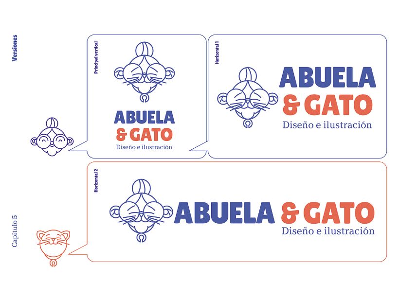 Mi proyecto del curso: Creación de un logotipo original desde cero (Abuela & Gato) 7