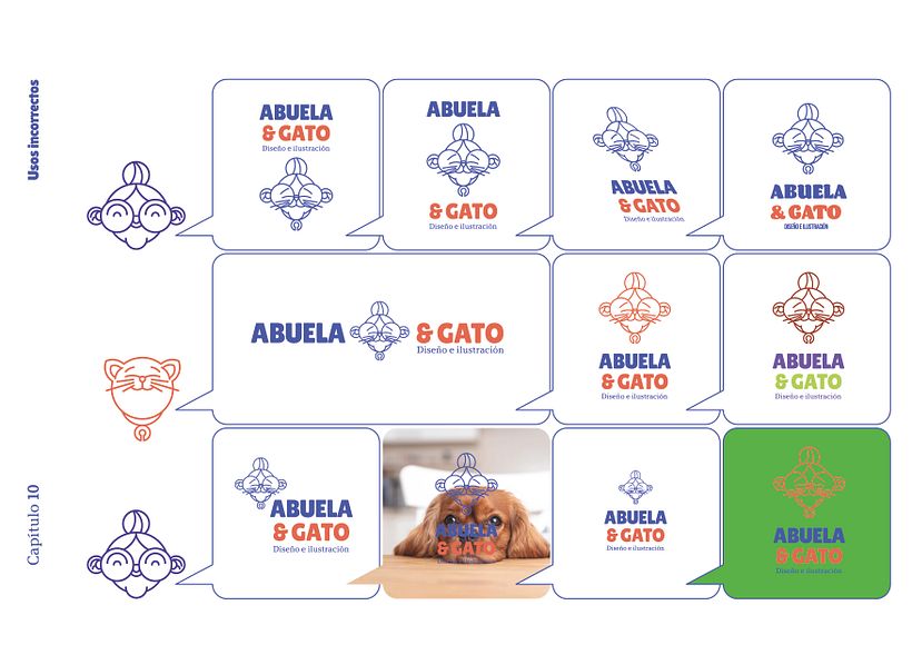 Mi proyecto del curso: Creación de un logotipo original desde cero (Abuela & Gato) 14