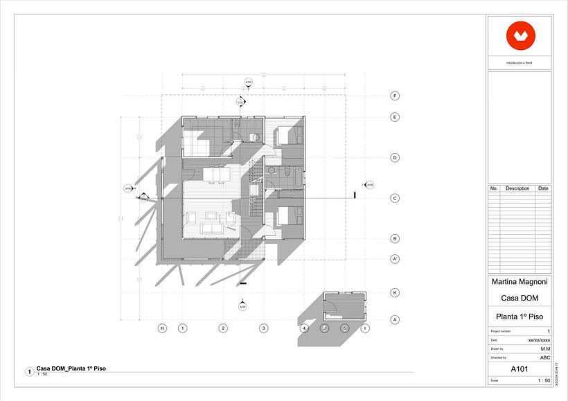 Mi proyecto del curso: Diseño y modelado arquitectónico 3D con Revit 3