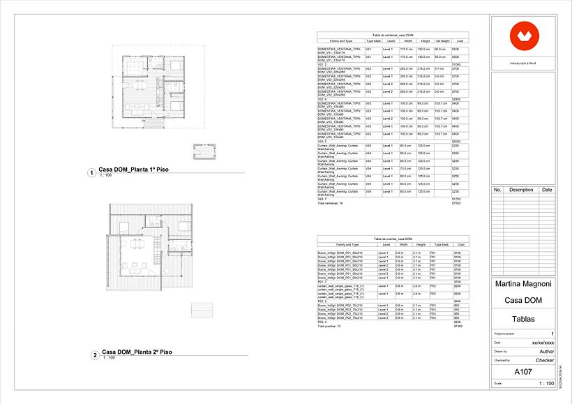 Mi proyecto del curso: Diseño y modelado arquitectónico 3D con Revit 6
