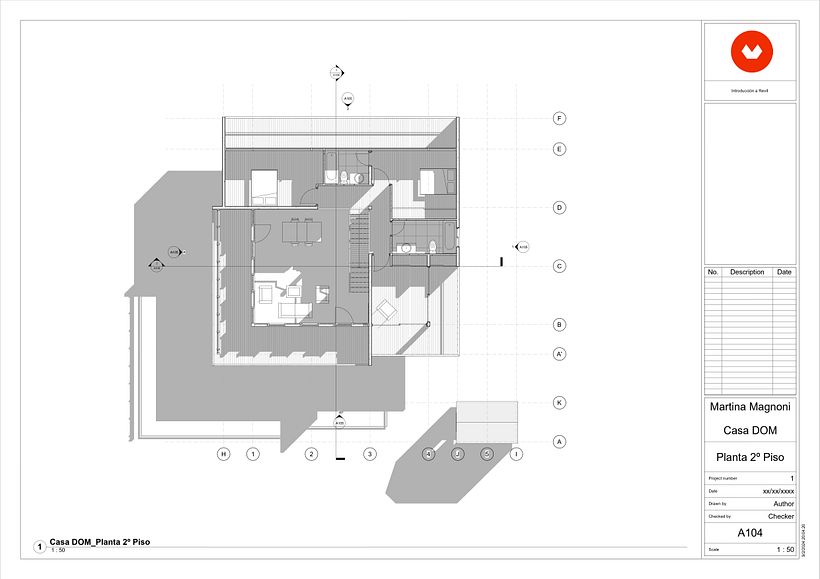 Mi proyecto del curso: Diseño y modelado arquitectónico 3D con Revit 4