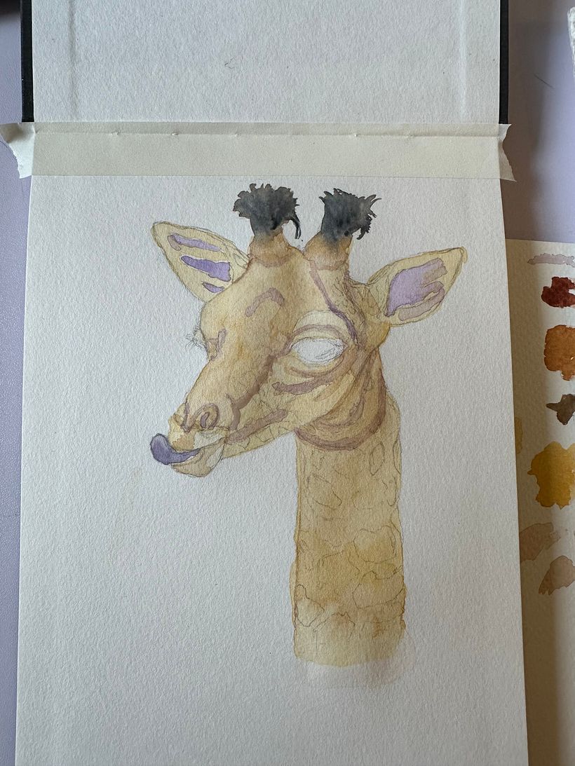 Here are the shadows and beginning layers