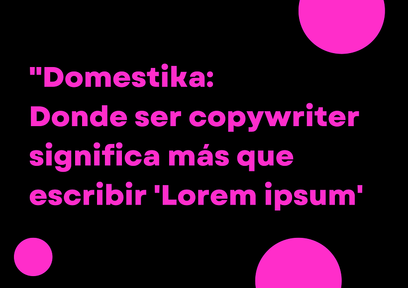 Mi proyecto del curso: Copywriting para copywriters 2