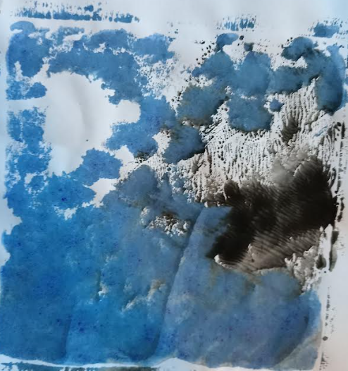 monotype bleu
