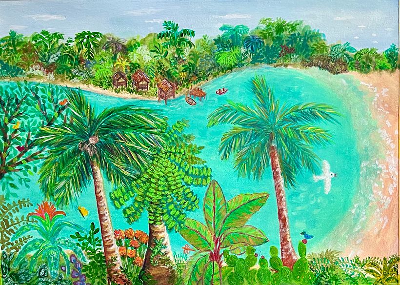 My project for course: Acrylic Painting Step by Step: Create Incredible Landscapes 1