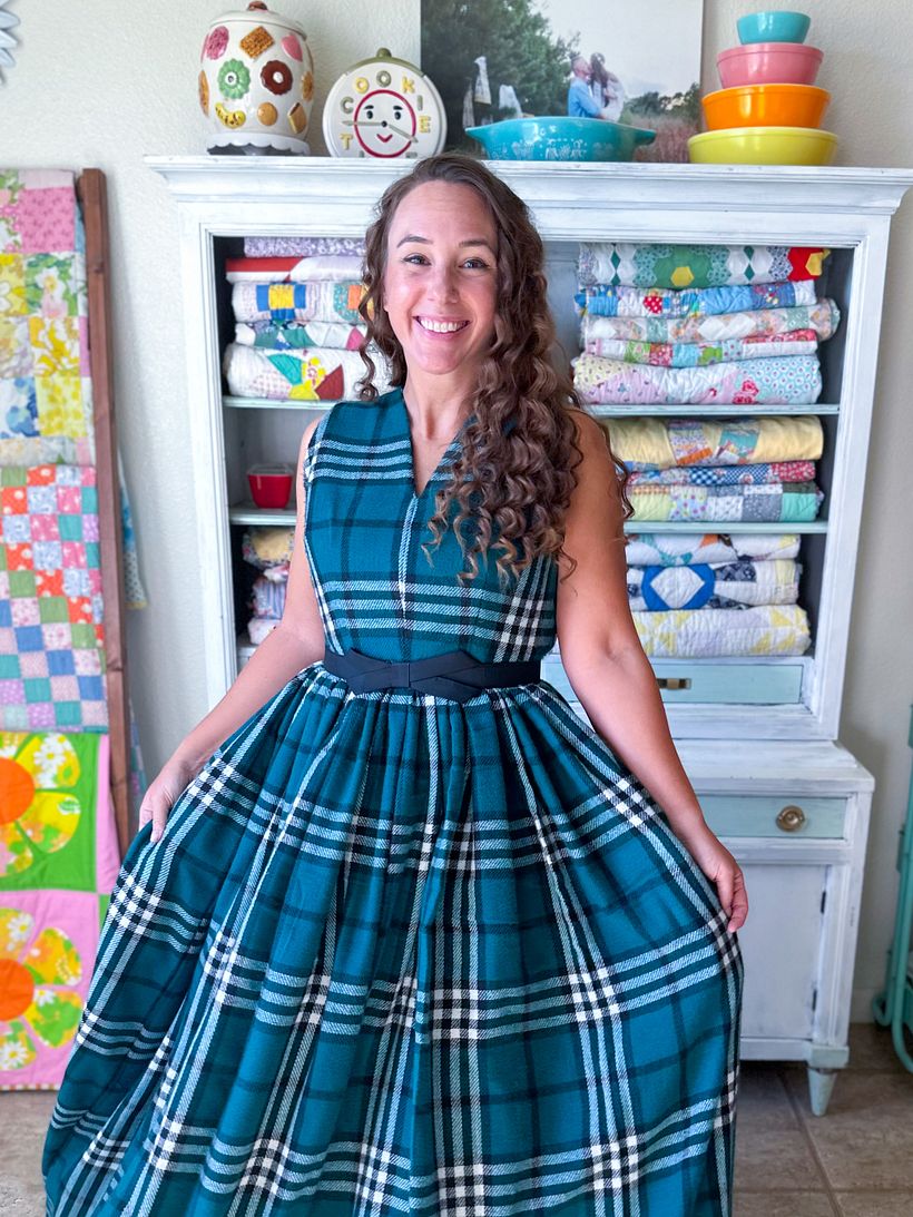 This dress only cost about $10 in materials!