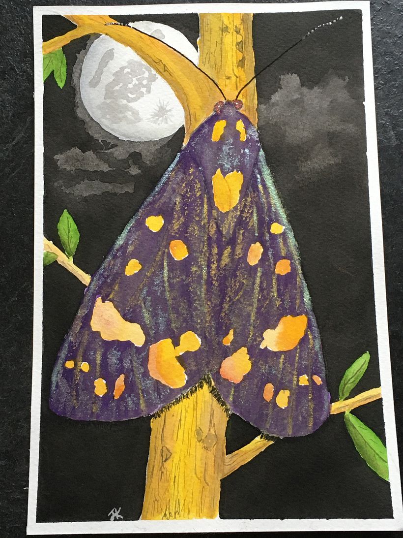 Metallic paint and spots