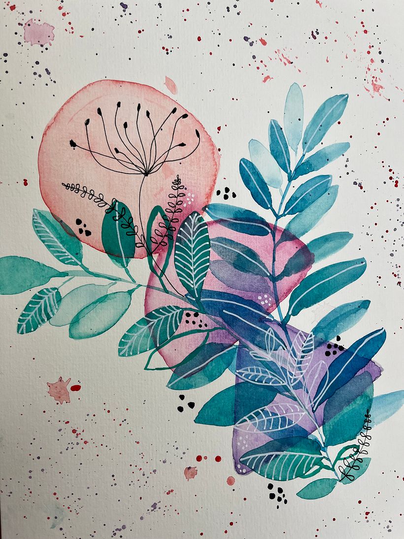 My project for course: Artistic Floral Watercolor: Connect with Nature 6