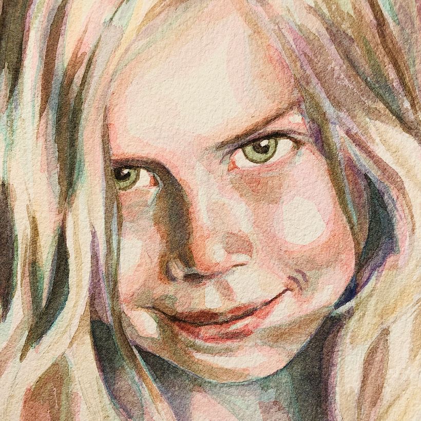 My project for course: Artistic Portrait with Watercolors 1