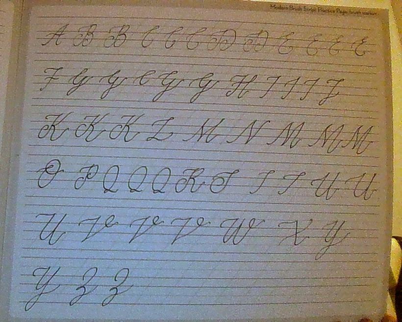 My project for course: Modern Calligraphy: Creating Expressive Letterforms 5